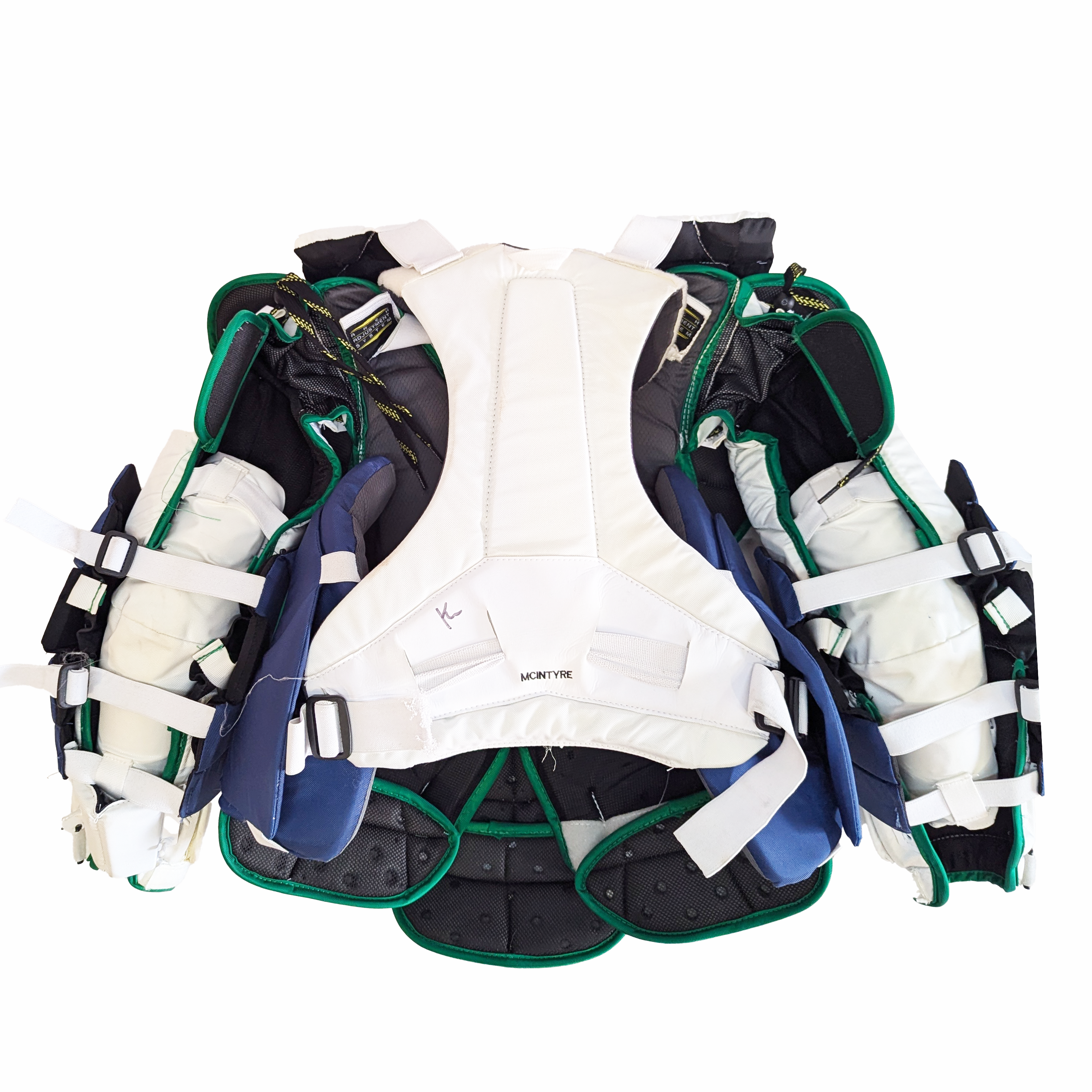 Bauer Vapor 2X Pro - Plastron de gardien de but Pro Stock d'occasion (blanc/bleu)